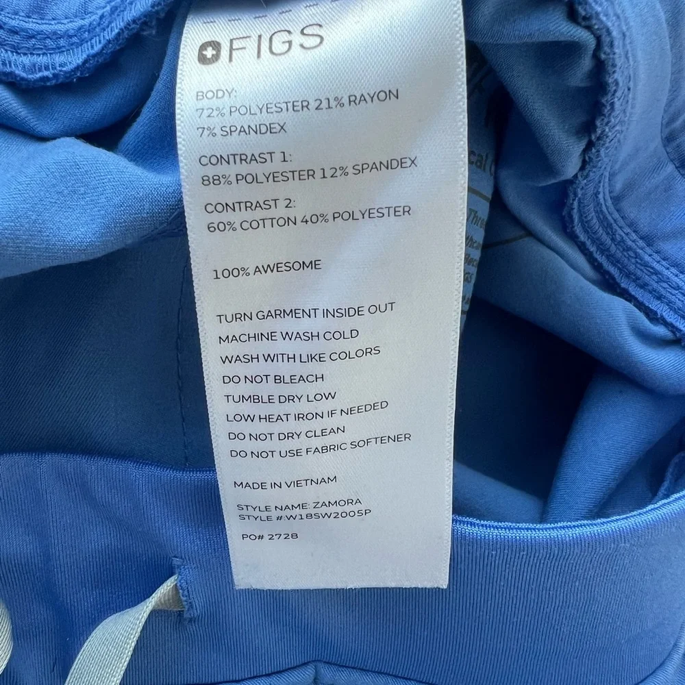 Figs Zamora Jogger Ceil Blue Small - Picture 8 of 8
